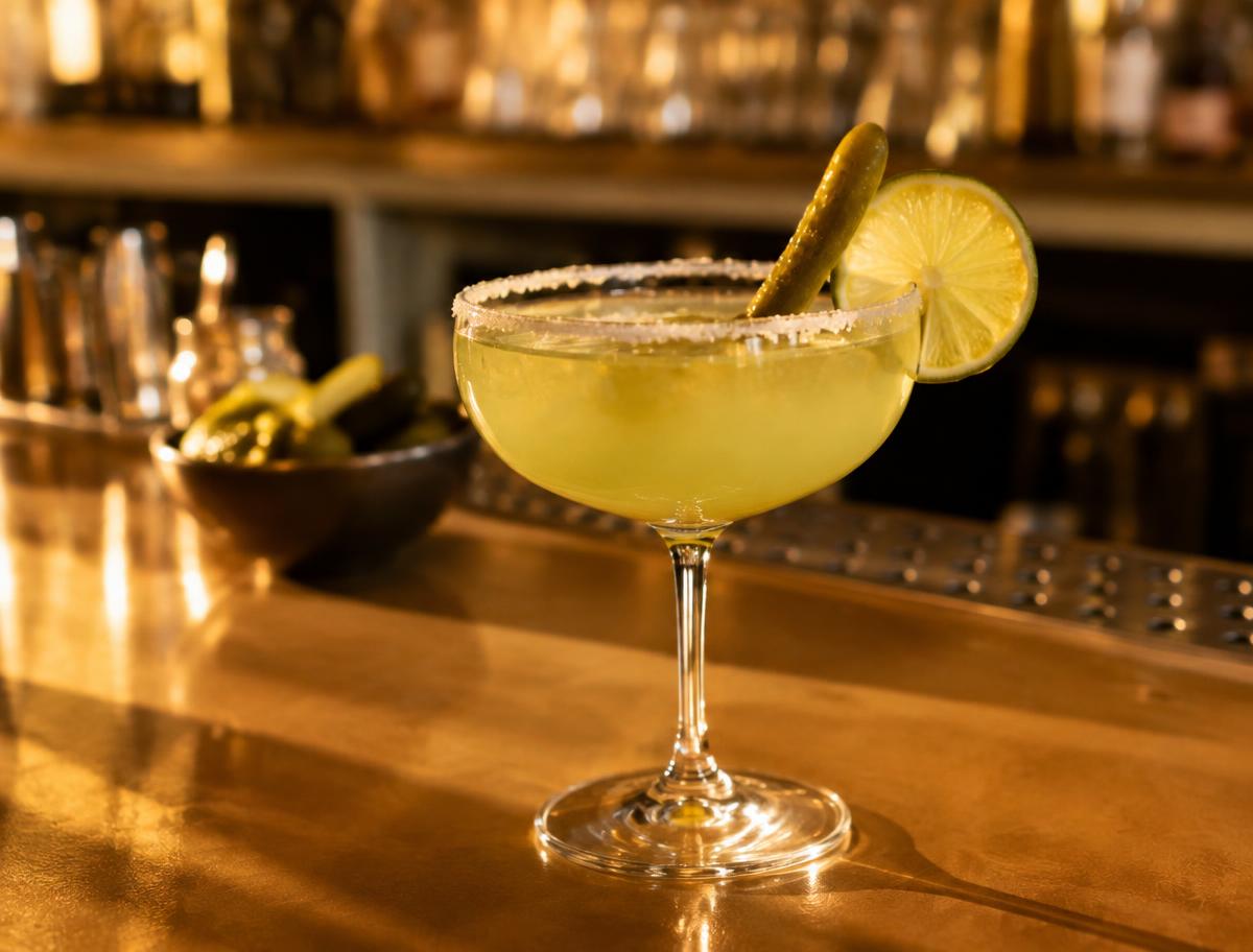 Dill Pickle Margarita